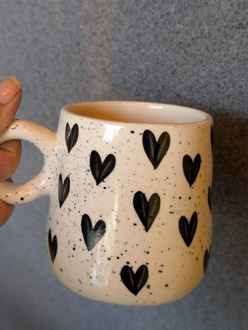 Black Heart Mug
