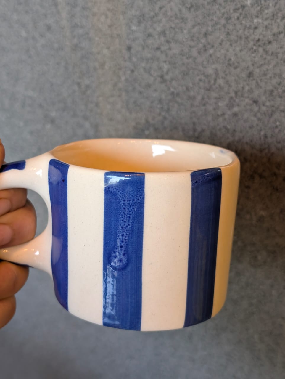 Blue Broad Stripes Mugs
